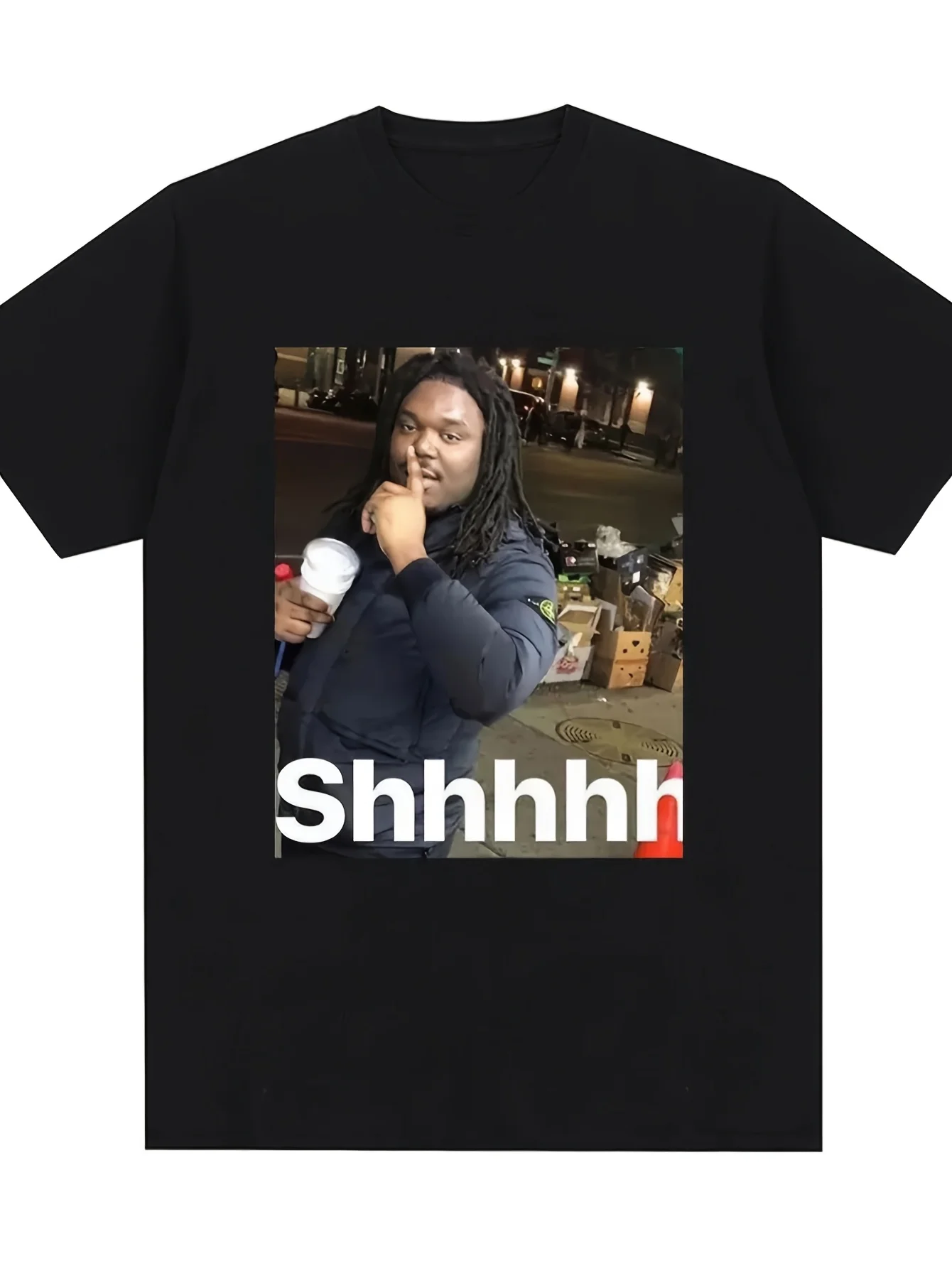 Lucki Graphic T-shirt Shhhhh Slayworld Opium Twizzy Rich KanKan Graphic T-shirts Men Women Cotton Oversized Short Sleeve T Shirt