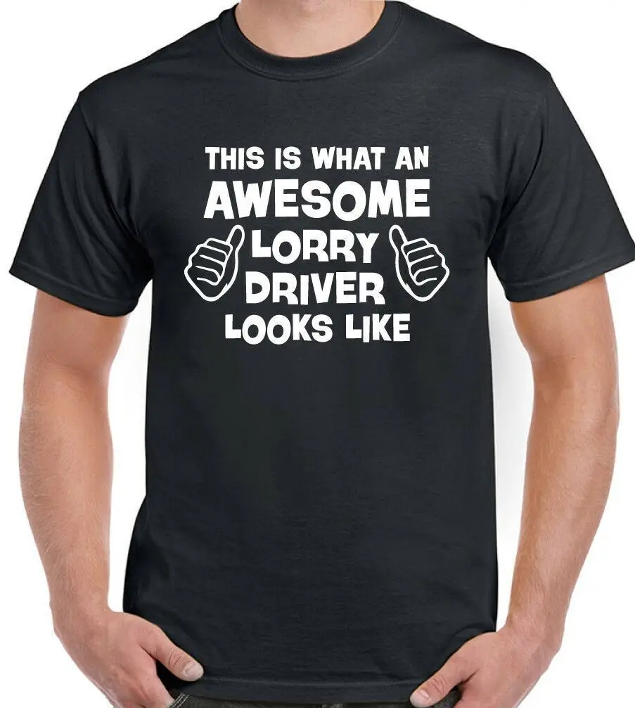 This Is What An Awesome Lorry Driver Men's Tee - Funny T-Shirt