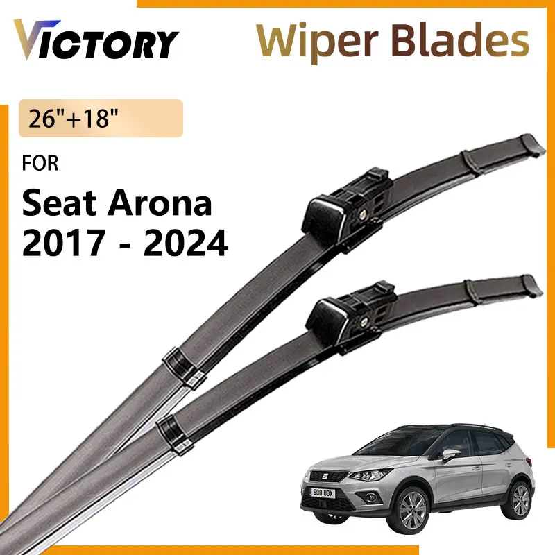 

Для Seat Arona 2017-2024 аксессуары автомобильные передние щетки стеклоочистителя обвесы лобовое стекло щетки для окон 2023 2022 2021 2020
