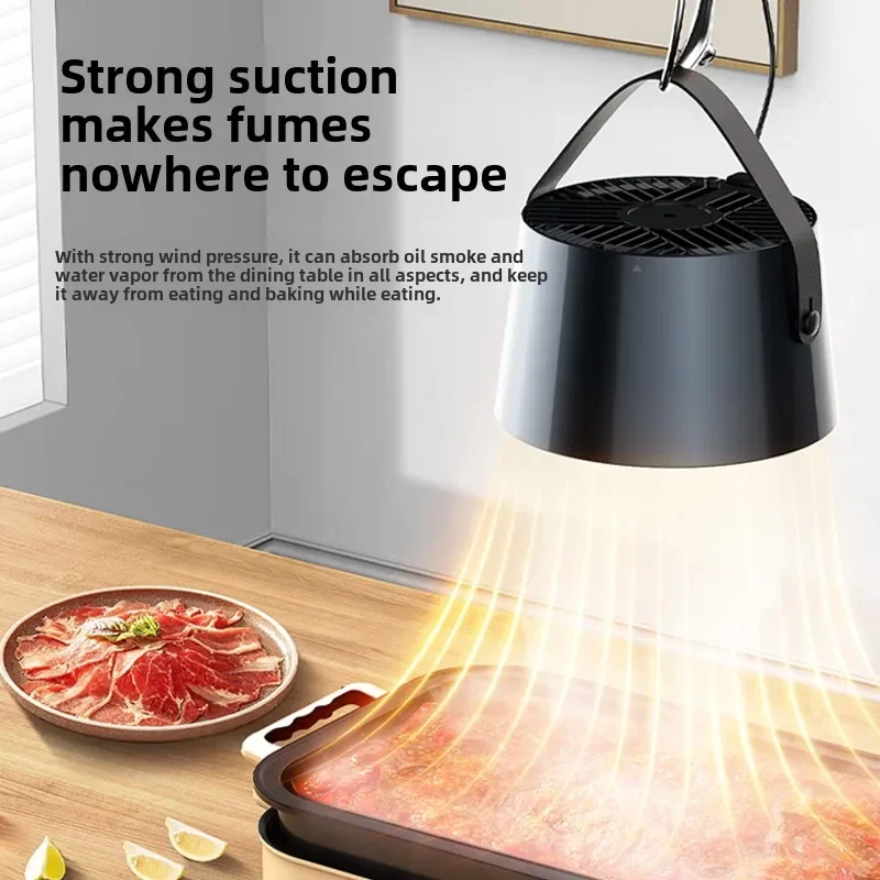 extraction desktop suction range hood exhaust ventilation fan mini household convenience hot pot barbecue barbecue smoke exhaust