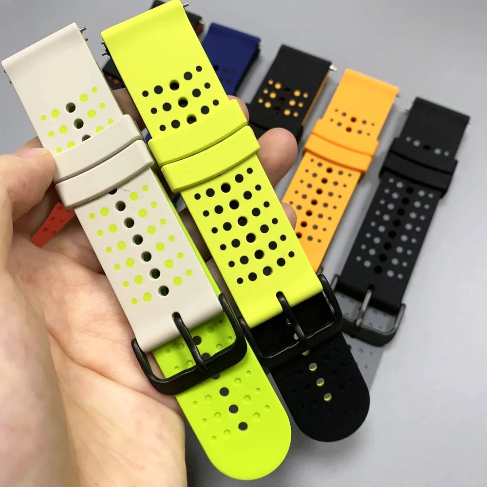 シリコンストラップ 22mm HUAWEI WATCH GT 6 5 Pro/GT 6 5 4 3/WATCH 5 46mm 4 pro用 交換バンド Huami AMAZFIT BALANCE 2 ブレスレット用