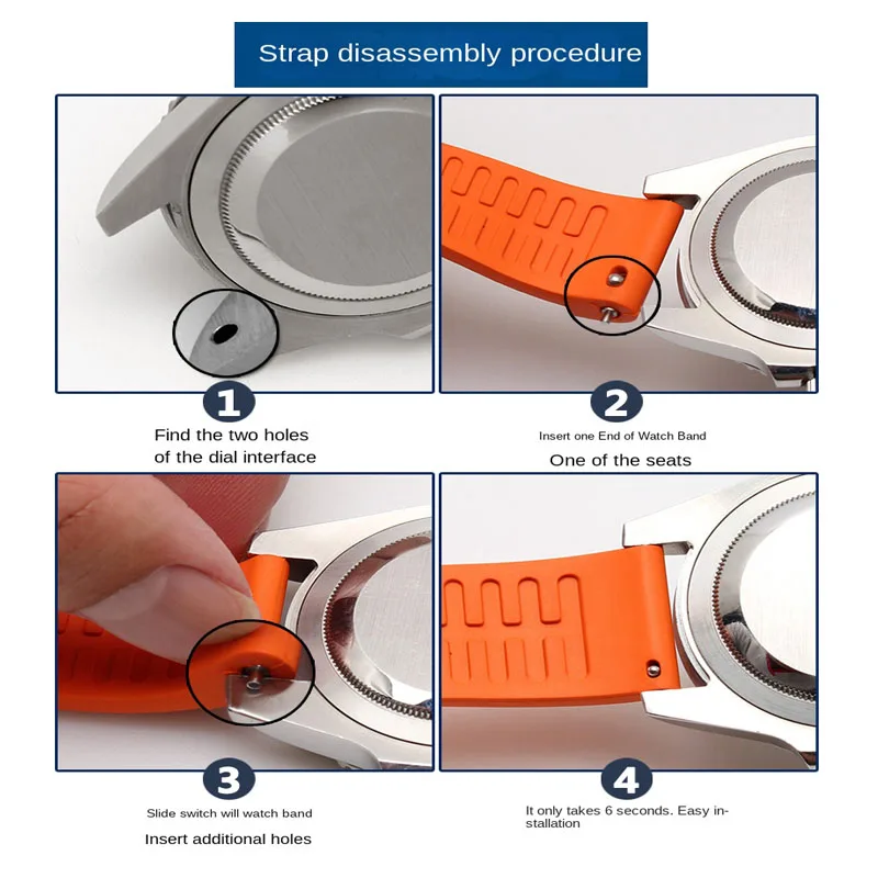 Szybkoschnący skórzany pasek do zegarka do szlifowania miękka skóra bydlęca arenowego dla kobiet 20mm