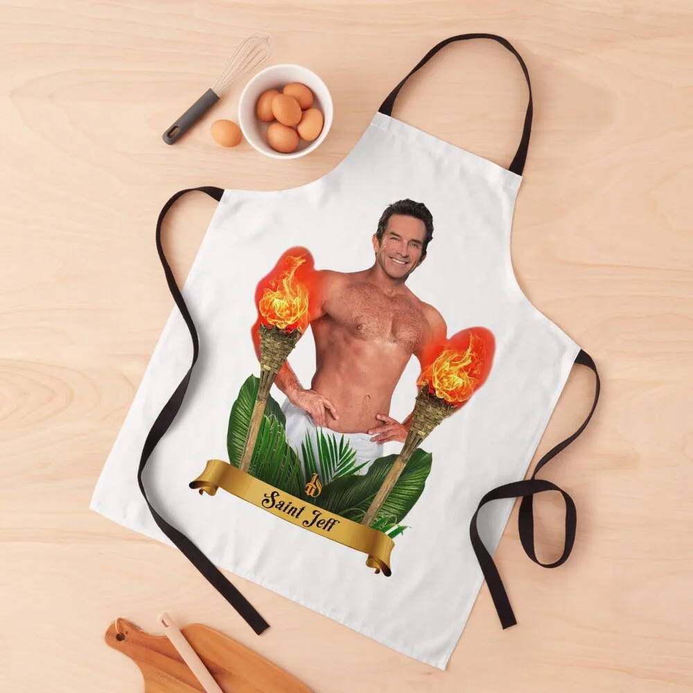 

Saint Jeff Probst Survivor Fan Apron Women Kitchen'S Woman Kitchens Apron