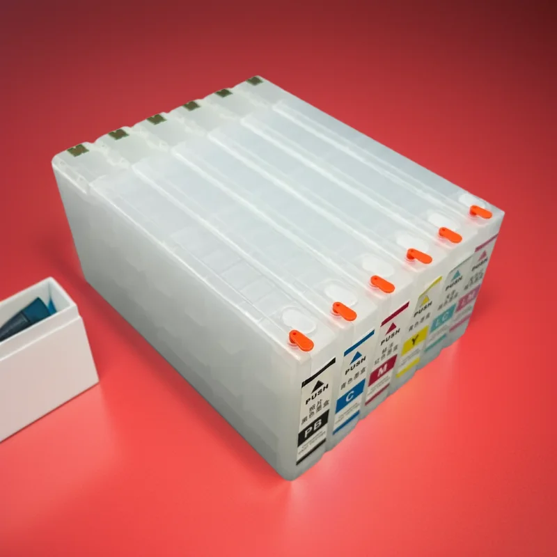 

275 мл T7821-T7826 T7811-T7816 Пустой сменный картридж с одноразовым чипом для принтера Epson DX100 D700