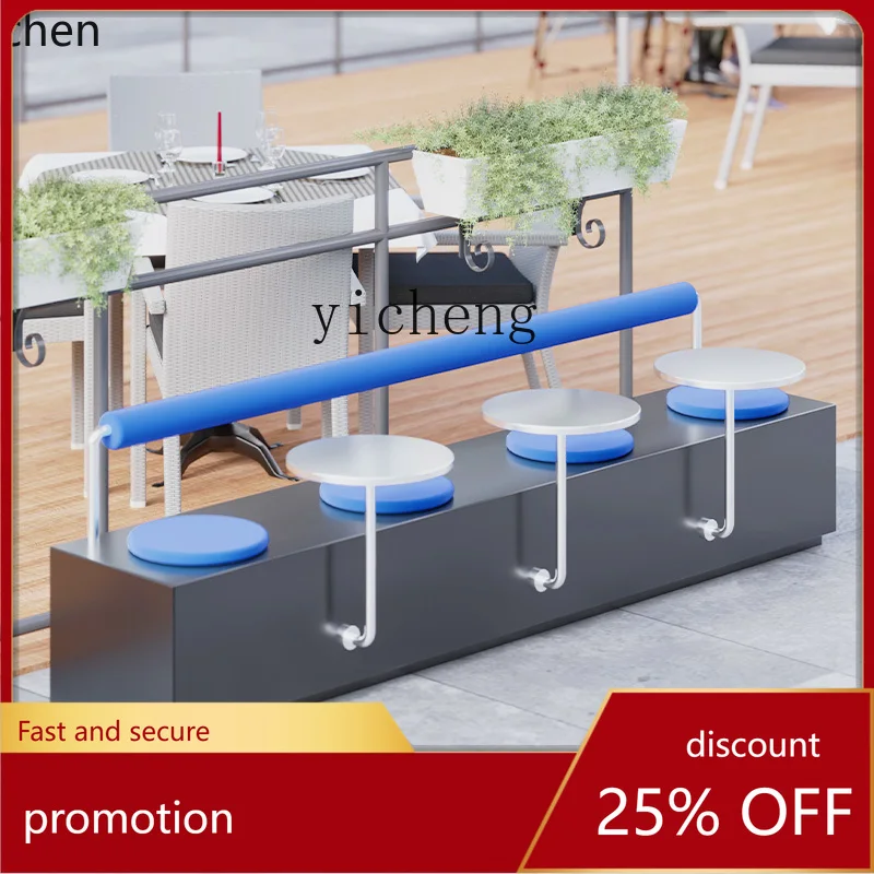 

HXL commercial tea house modern booth sofa open-air restaurant cafe theme seat leisure