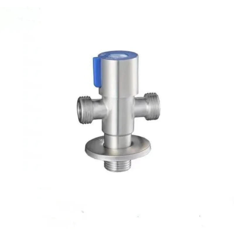 304 Stainless Steel Angle Valve 1 In 2 Out Multi Outlet Water Separator 3/4 Way Switch For Water Heater
