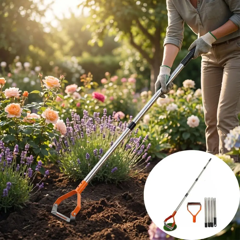 Two-In-One Weeding Ring Toothed Blade Compact And Sturdy Weeding Tool Dual-Purpose Garden Weeding Tool Garden Use