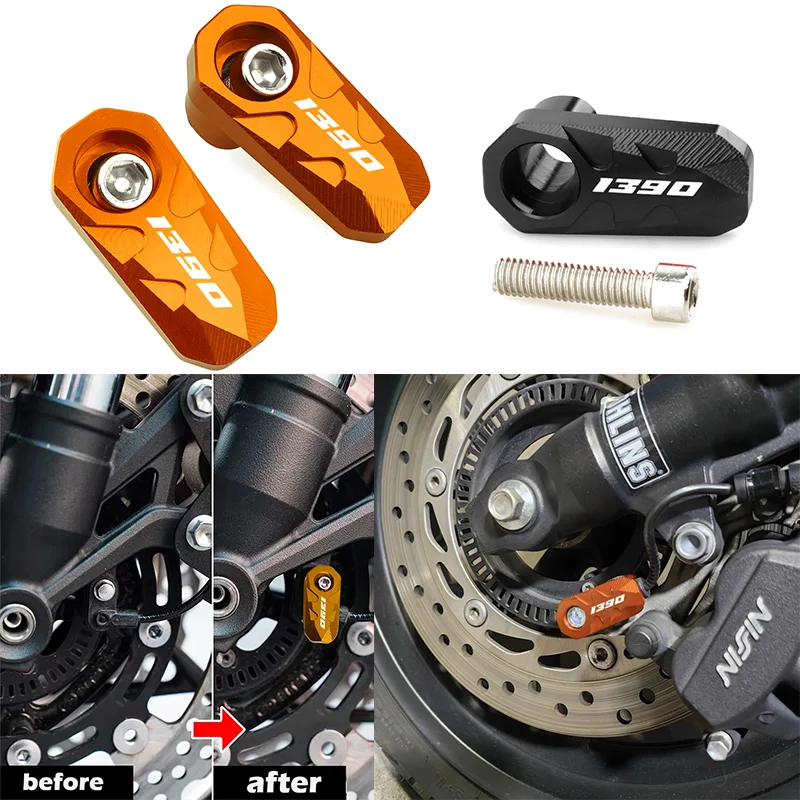جديد صالح ل KTM Duke 1390 Super R DUKE 1390 Super R EVO 2023-2025 دراجة نارية CNC العجلات الخلفية ABS الاستشعار حماية غطاء حماية