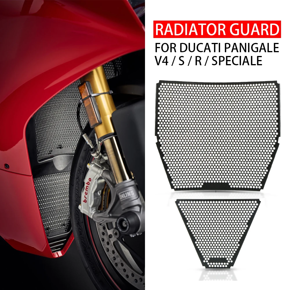 

New Motorcycle Accessories Radiator Grille Guard Protection Protective cover For Ducati Panigale V4 S R Special