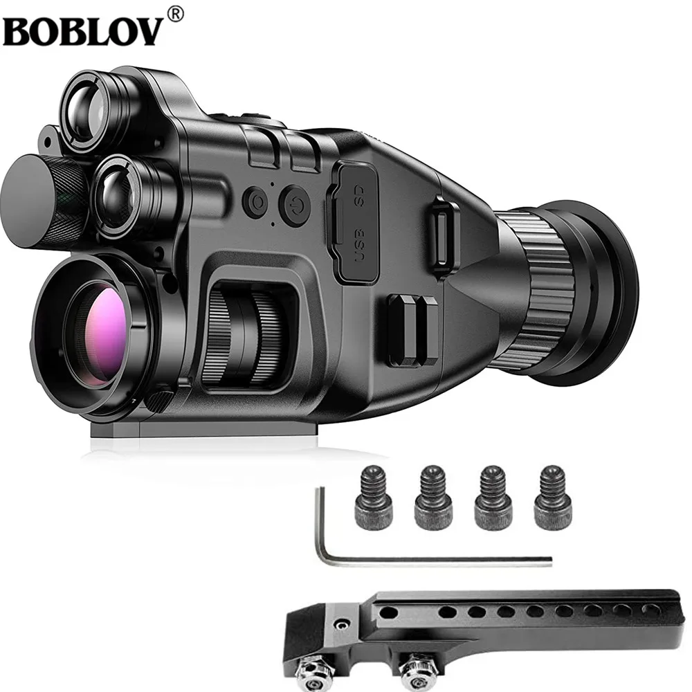 Night Vision 1080P HD Video Recorder 8 times Optical Zoom Riflescope Monocular Wifi 400M Range Scope IR Hunting Camera Telescope