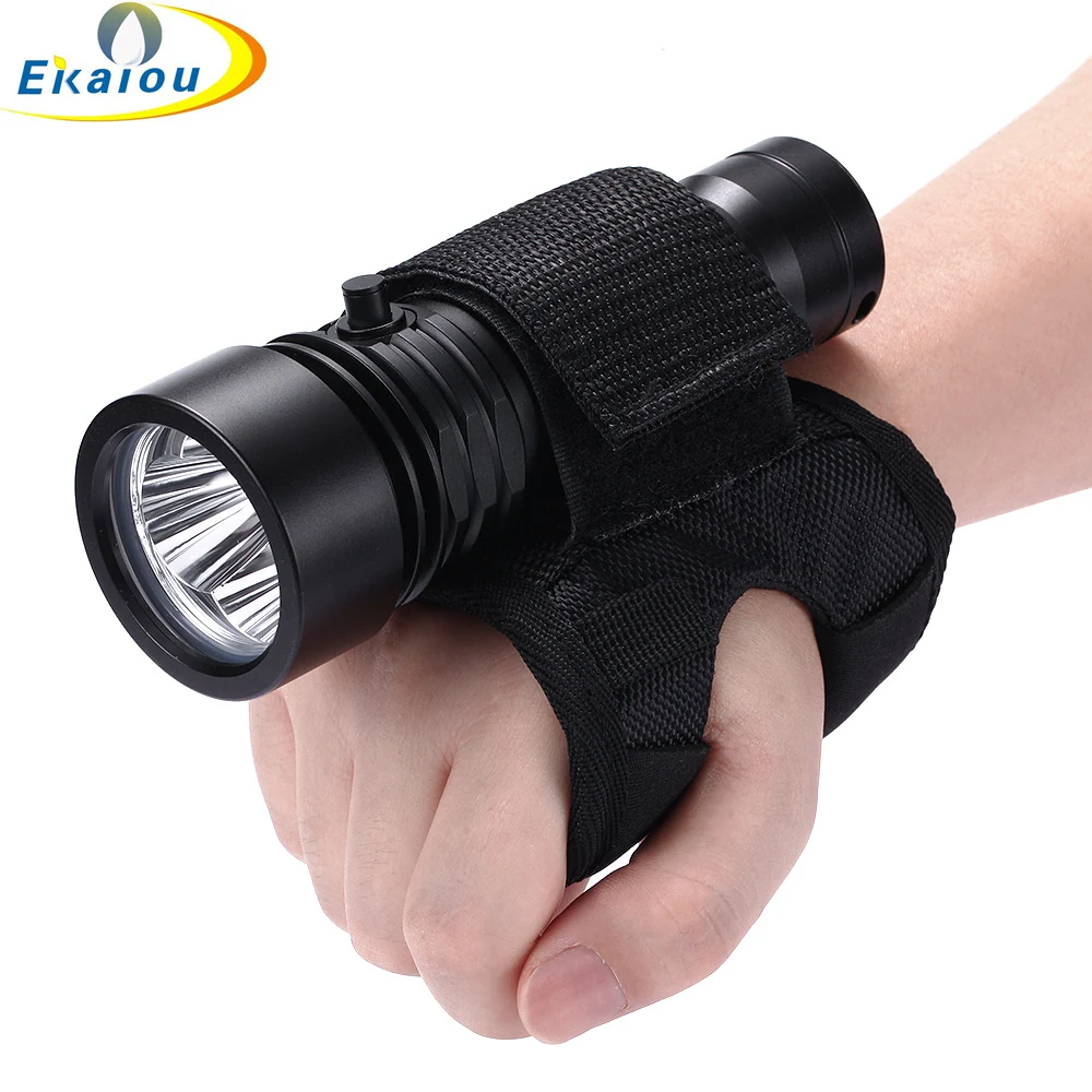 

3 x L2 LED Professional Diving Flashlight Scuba Dive Torch IPX8 Waterproof Rating Underwater 100M Hunting Catch Fish Lamp