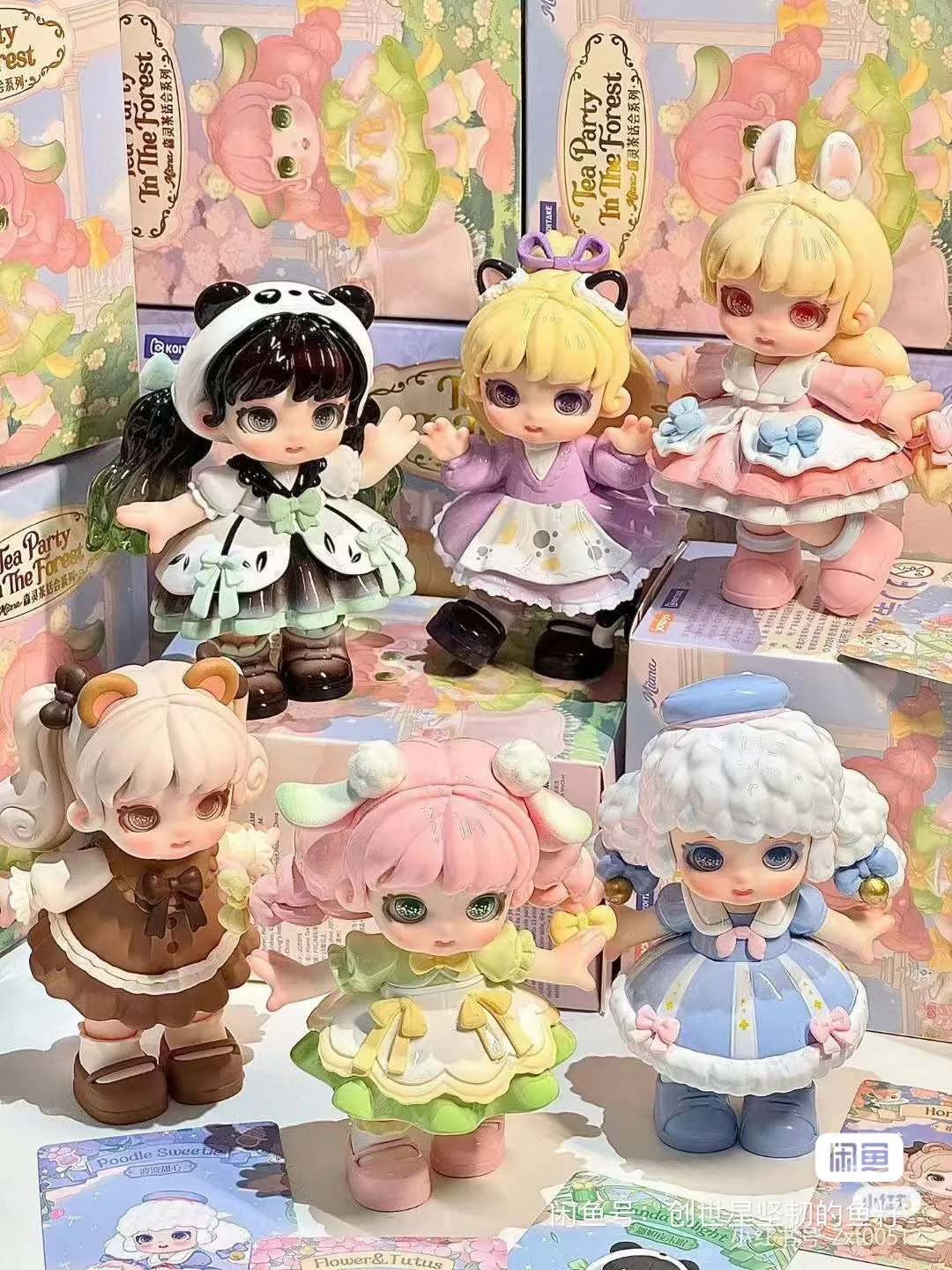 

In Stock Miana Cowbo Tea Party Series Blind Box Ornaments Figure Mystery Box Model Figurines Collectible Toy Surprise Gifts