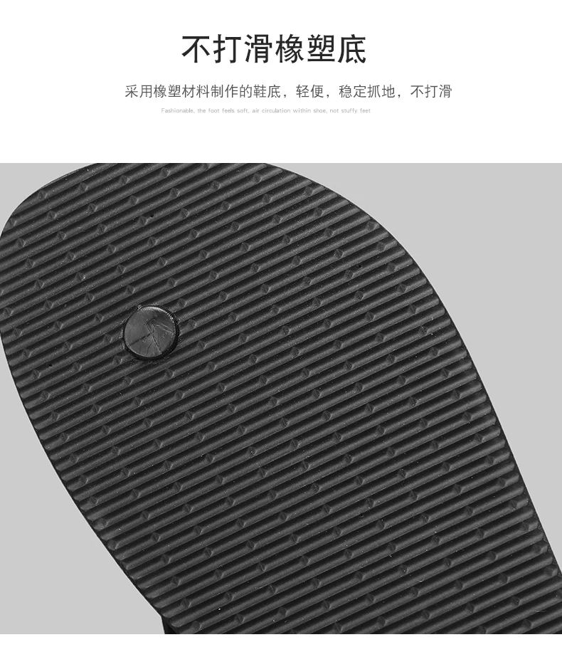 New Summer Men's Flip Flops Breathable Non-slip Beach Slippers Sandals Home Slides Indoor and Outdoor Walks Colorful Flip Flops