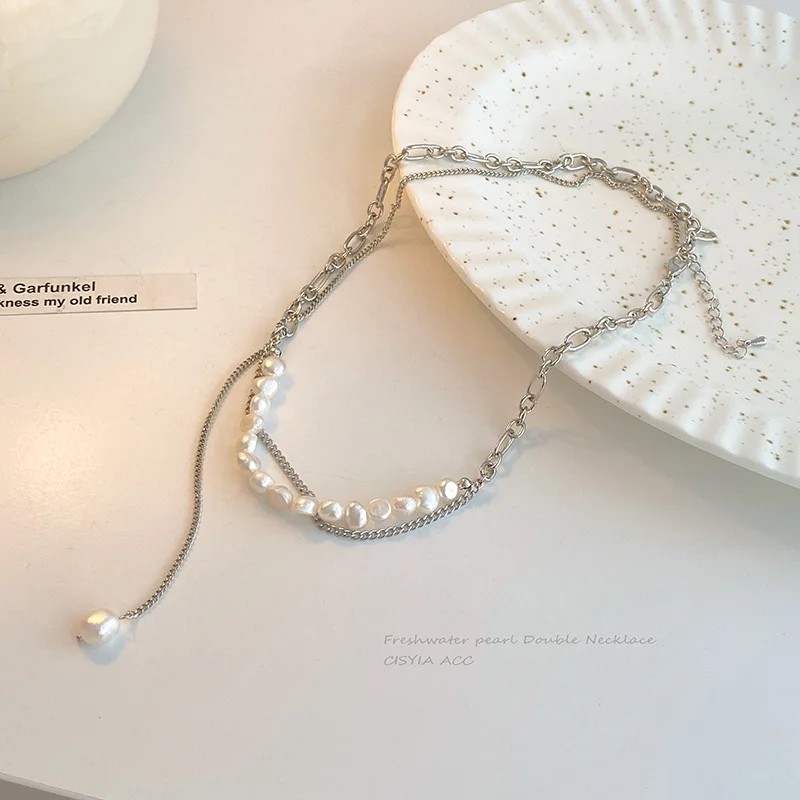 100% Natural Baroque Freshwater Pearl Trendy Female Chokers Necklace For Women Valentine's Day Gifts 2023 New Style