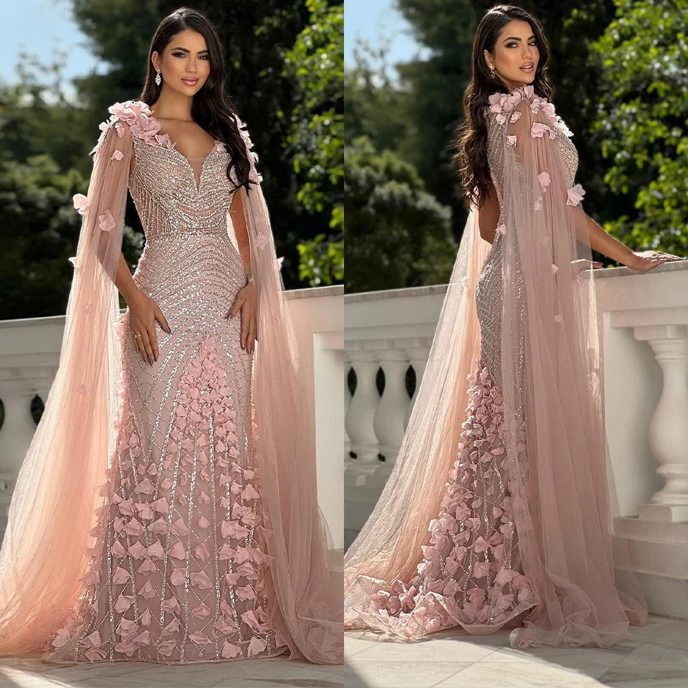 Robe de soirée formelle élégante, personnalisée, droite, col en v, scintillante, délicate, sur mesure, robe de soirée moderne à la mode