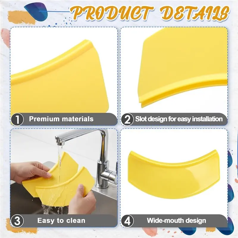 A68P-15 Pcs 1-Gallon Paint Can Pour Spout Bulk Paint Pouring Spout Reusable Universal Bucket Attachment For Pint,Mess Free