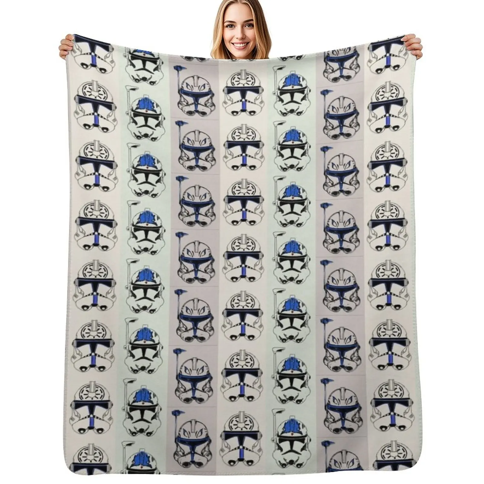 

501st Legends Throw Blanket Soft Stuffeds Soft Plaid For Decorative Sofa Blankets