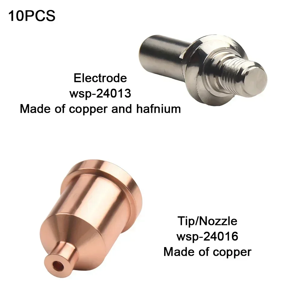 Imagem -03 - Máquina de Corte a Plasma Consumíveis Consumíveis Kp28451 Dicas Kp28458 100a 1.7 mm para Cortador Tomahawk 1538