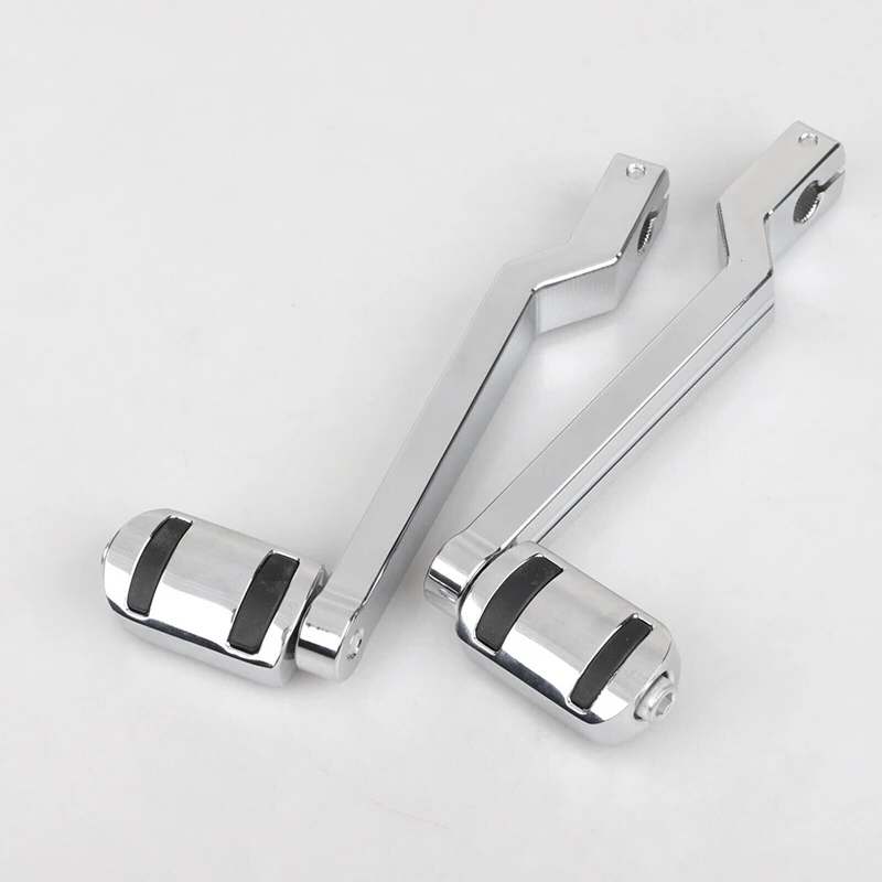 Chrome Heel Toe Shift Lever Shifter Pegs Replacement Parts For  Softail Fat Boy Road King