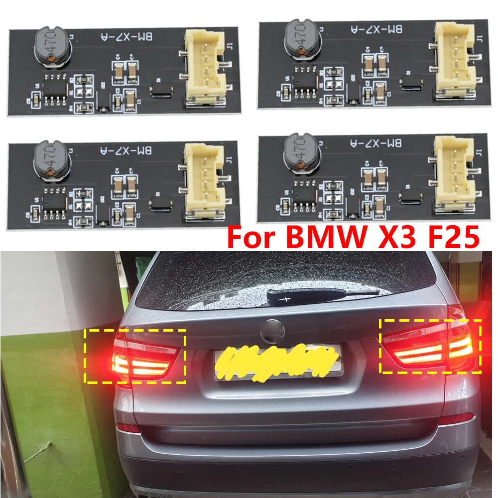 

Задний водитель хорошего качества F25 B 003809 .2 Светодиодный светильник Plug and Play Ремонт Замена платы Задний фонарь для BMW X3 F25 2011-2017