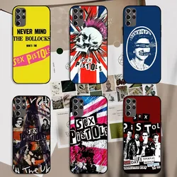 Band S-Sex P-Pistols Phone Case For Samsung Galaxy S22 S24 S23 S30 Note 20 10 Plus LITE FE ULTRA Shell