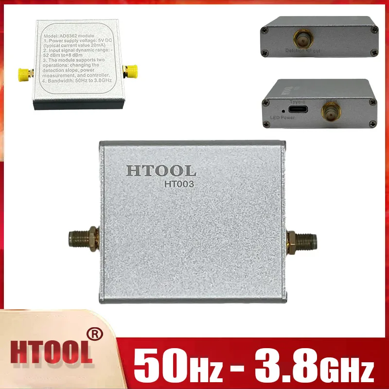 HT003 RF Logarithmic Detector Pulse Detection Measurement Module Effective Value Detector Wideband Power Detection