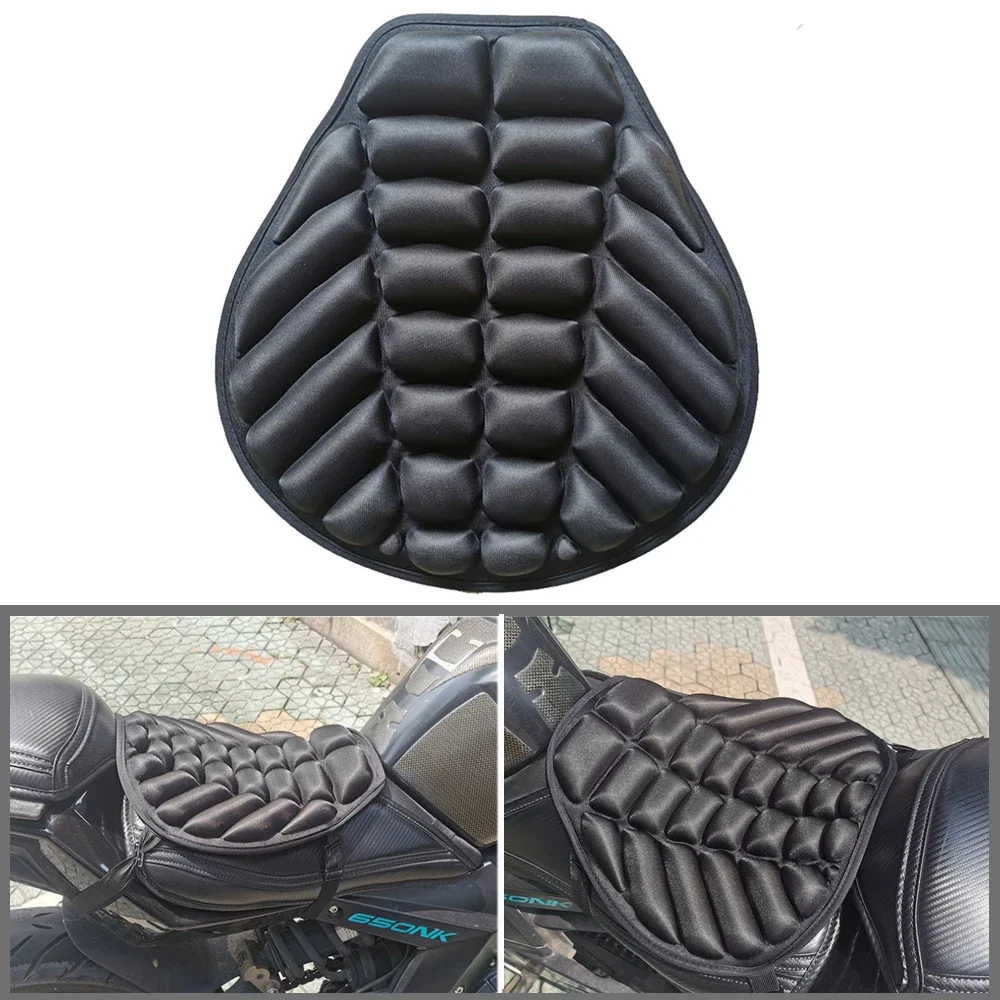 

Universal Motorcycle Seat Cover 3D Comfort Air Seat Cushion Cover Motorbike Air Pad Cover Shock Absorption Decompression Saddles