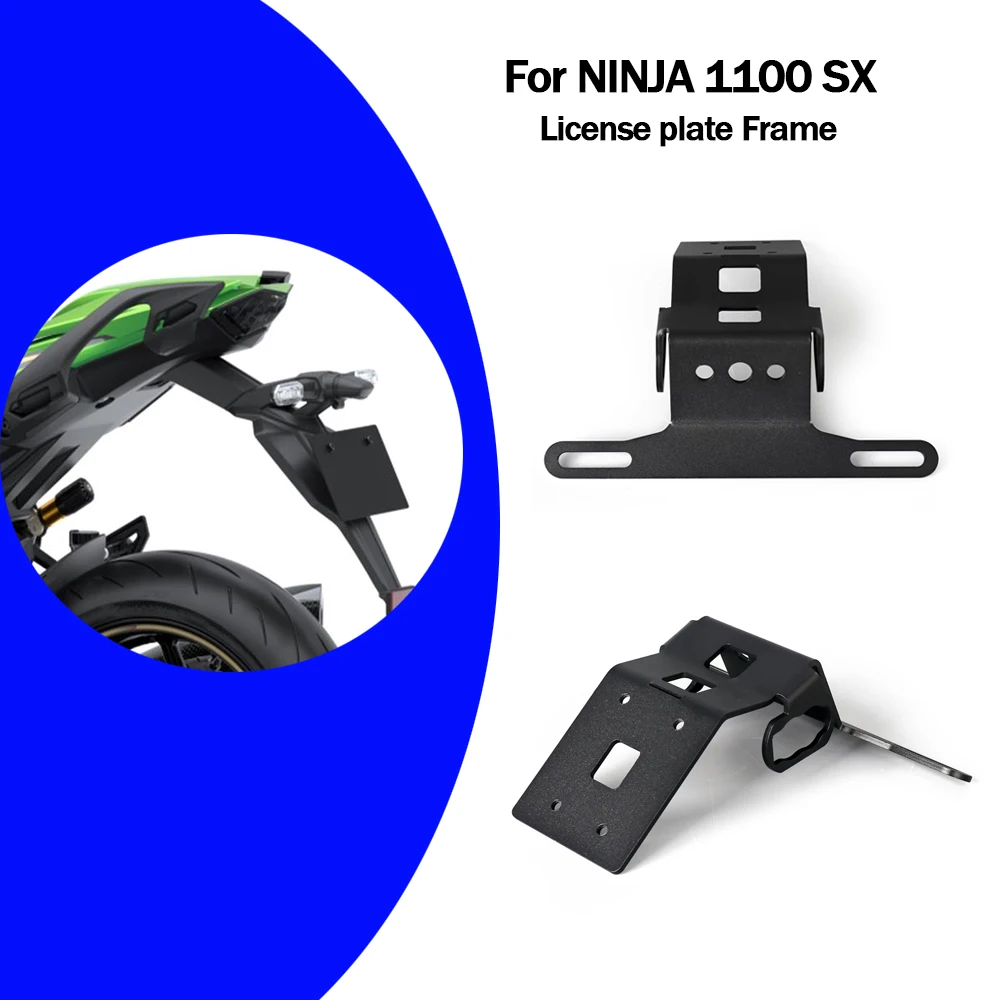 

FOR KAWASAKI NINJA1100SX Ninja 1100 SX 1100SX 2024 2025 Motorcycle Rear Short Tail License Plate Holder Fender Frame bracket