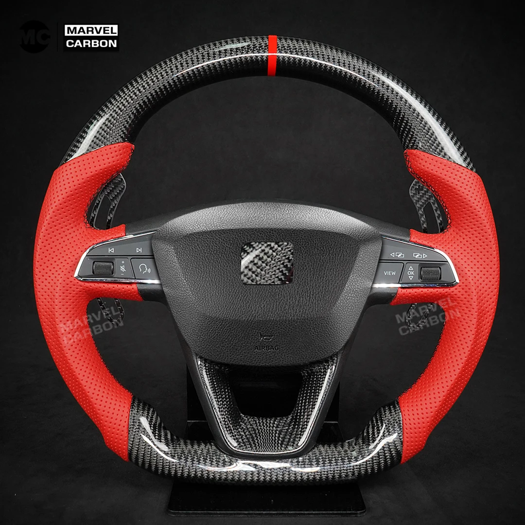 Carbon Fiber Magnetic Paddle Shifter for SEAT Cupra Leon Formentor - Steering Wheel Paddle Shift Enhancer