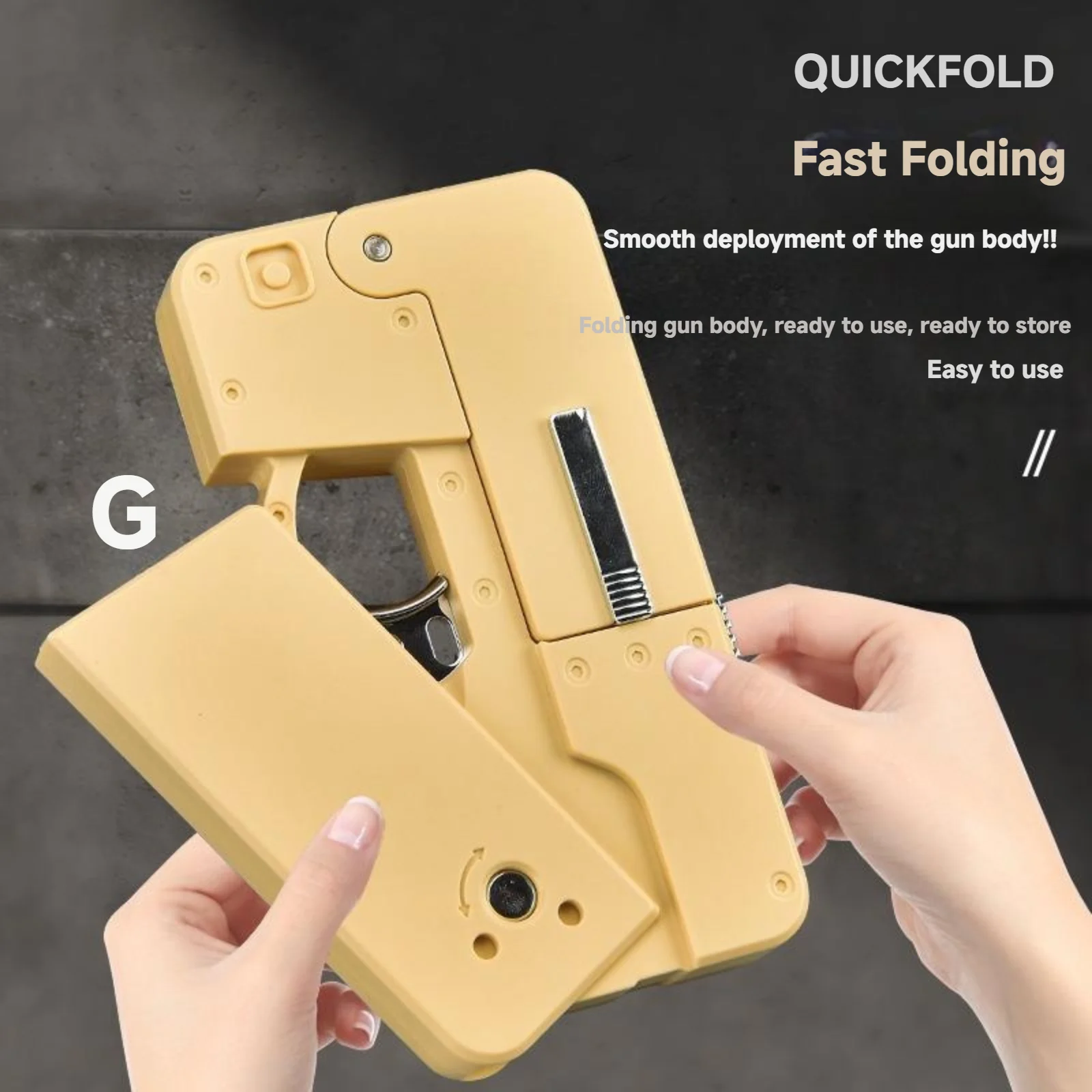 Folding mobile phone simulation toy gun shell soft bomb troll 14 Apple convenient small gun model