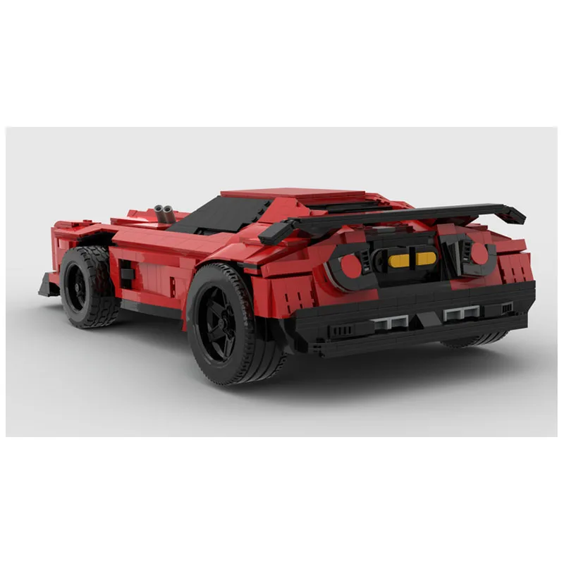 MOC-82318 Rocket League Supercar Splicing Assembly Building Block Model1678Parts Building BlocksKids BirthdayEducational ToyGift