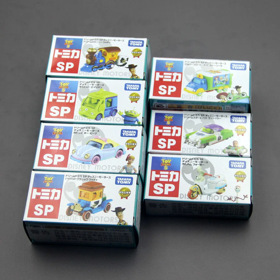 In Stock Original TAKARA TOMY Disney Motors Toy Story Diecast Alloy Mini Car Model Hobby Desktop Collectible Display Ornament - view 3