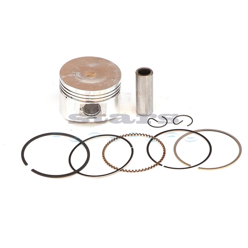 

Motorcycle 52.4mm Piston 15mm Pin Ring Set For GY6-125 152QMI Moped Scooter Dirt Bike TaoTao