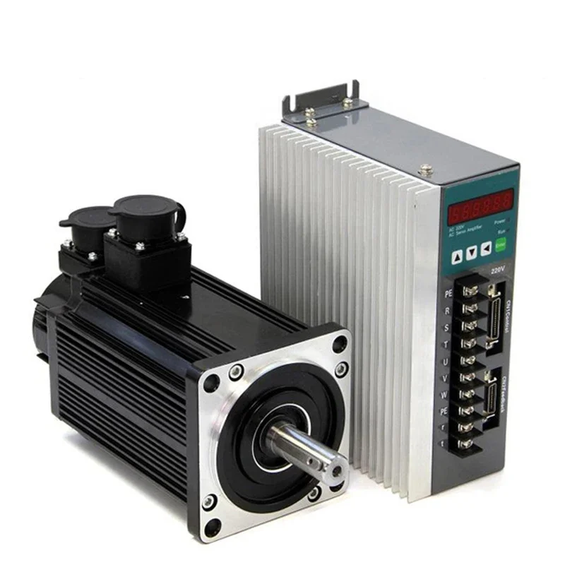 servo motor drive kit 80st-m04025, 1kW, 4Nm, 80 flanges, 2500 RPM with encoder