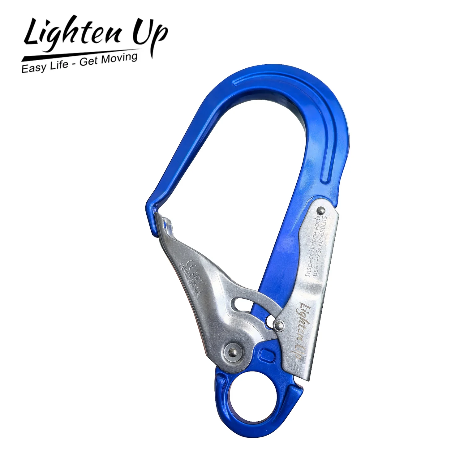 25KN D-ring Buckle Camping Carabiner Spring 7075 Aluminum Alloy Carabiner Snap Clasp Clip Outdoor Camping Hiking Aerial Work