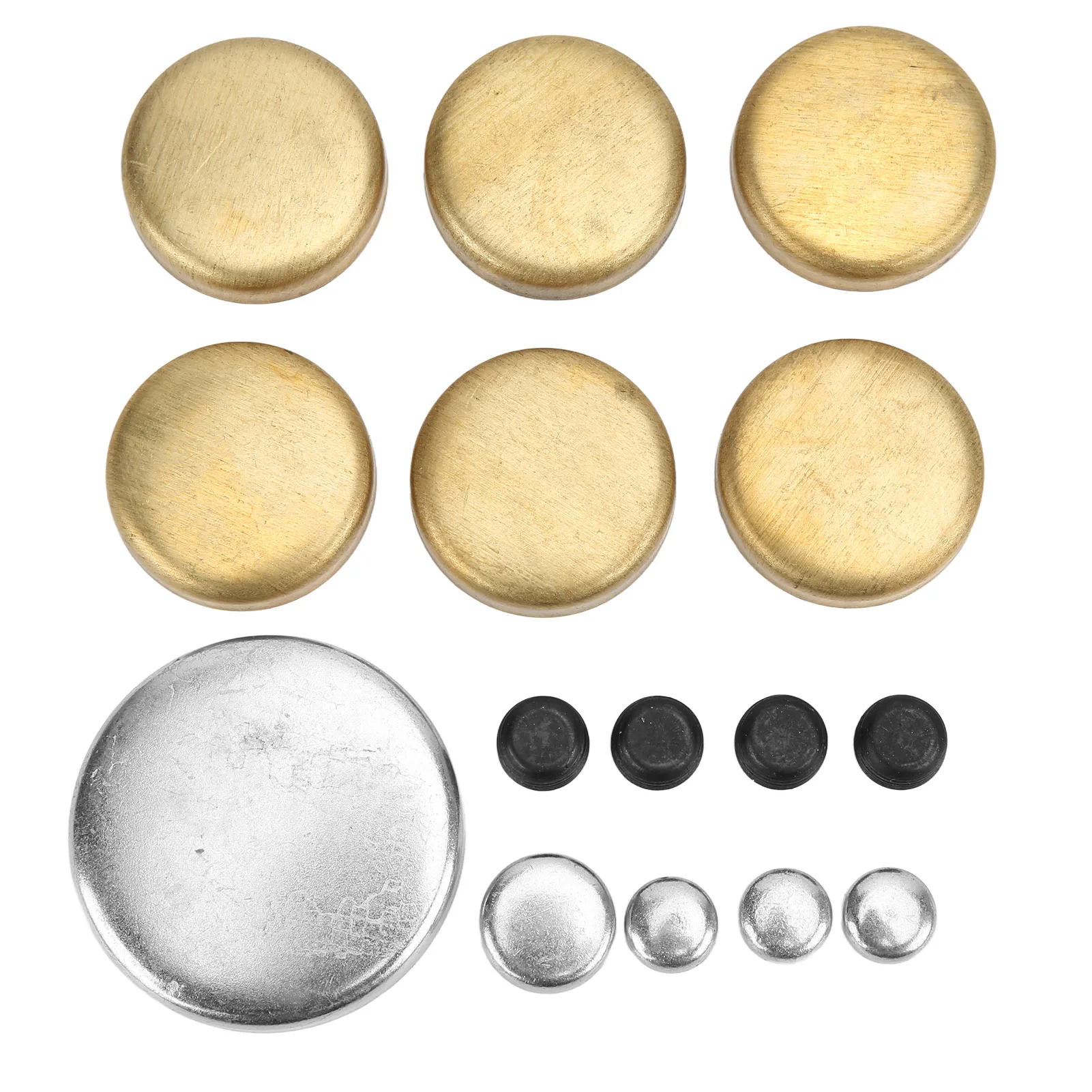 Latão Freeze Plug Kit, substituição para Ford pequeno bloco, MPE-108BR, PE-108R, PE108B, 255ci, 260ci, 289ci, 302ci, 351ci