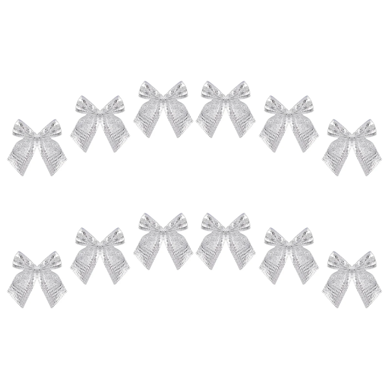 

12Pcs Butterfly Knot Decorations Fabric Bows for Craft Elegant Present Wrapping Mini Bows for Birthday Wedding Party Decoration