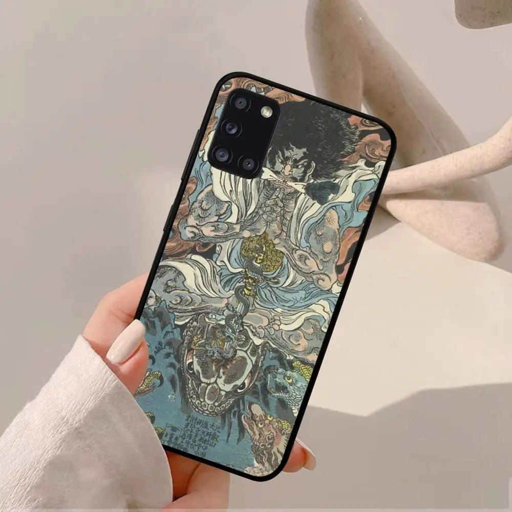 Utagawa Kuniyoshi Ukiyoe الفن قضية الهاتف لسامسونج A 52 53 21 32 13 12 71 31 51 40 72 73 70 22 42 50 30 20 21 قذيفة