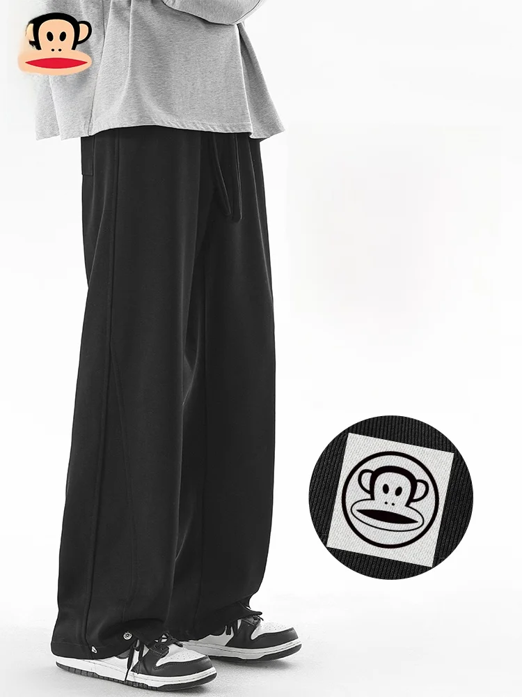 

Мужские свободные прямые брюки Paul Frank в американском стиле, повседневные, удобные, из трикотажного хлопка, для осени