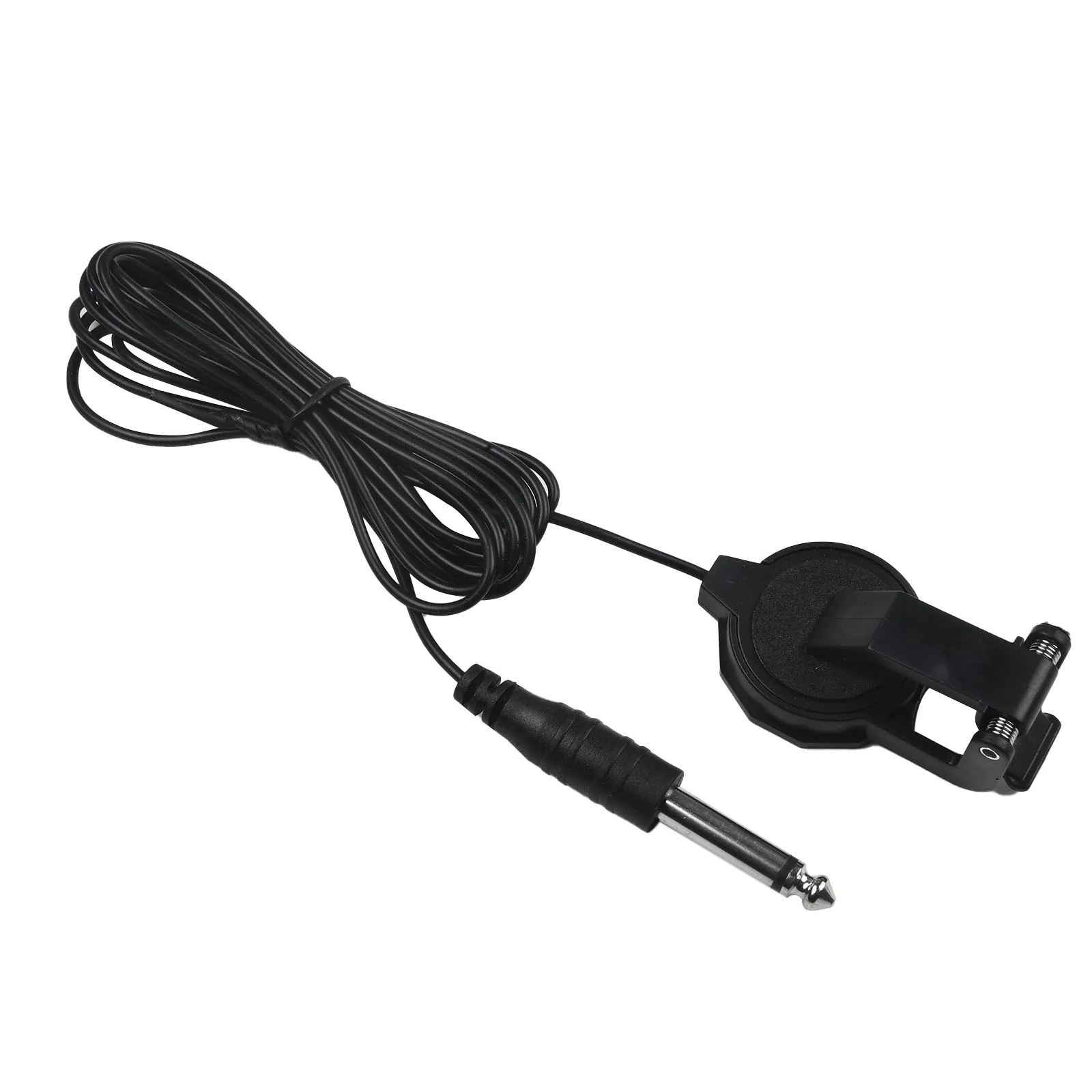 Acoustic Guitar Pickup Audio Clip On Pickup Connected To Amp Accurate Sound Capture For Cello Convenient To Use