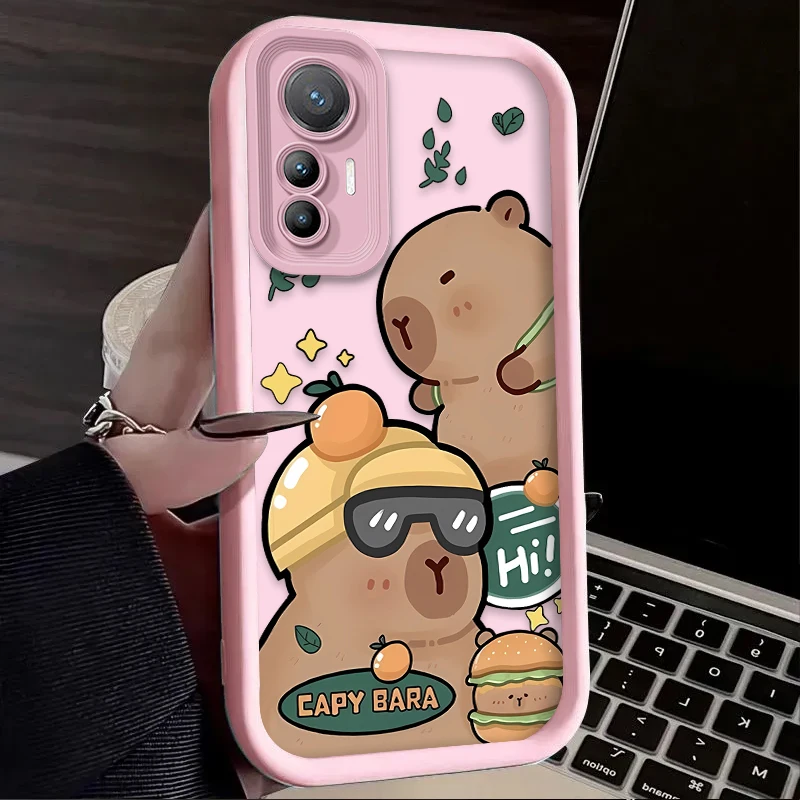 Phone Case for Xiaomi 14T 13T 12T 11T 13 12 11 Lite 5G NE POCO X6 X5 F6 F5 F3 X4 GT X3 NFC M5S C65 M6 Pro 4G Cool Capybara Cover