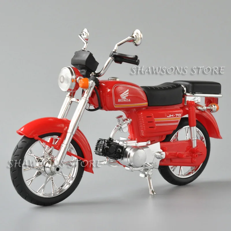 1:10 Scale Diecast Model Motorcycle Toys JH 70 Street Bike Miniature Replica Collectible