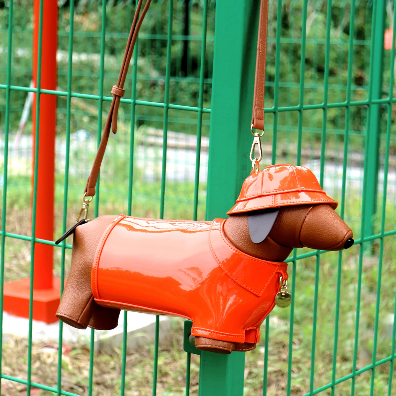 Geldbörsen und Handtaschen für Damen, Designer-Umhängetasche aus Leder, niedliche Hundeform, Abendparty-Tasche, Damentasche – Detail 8