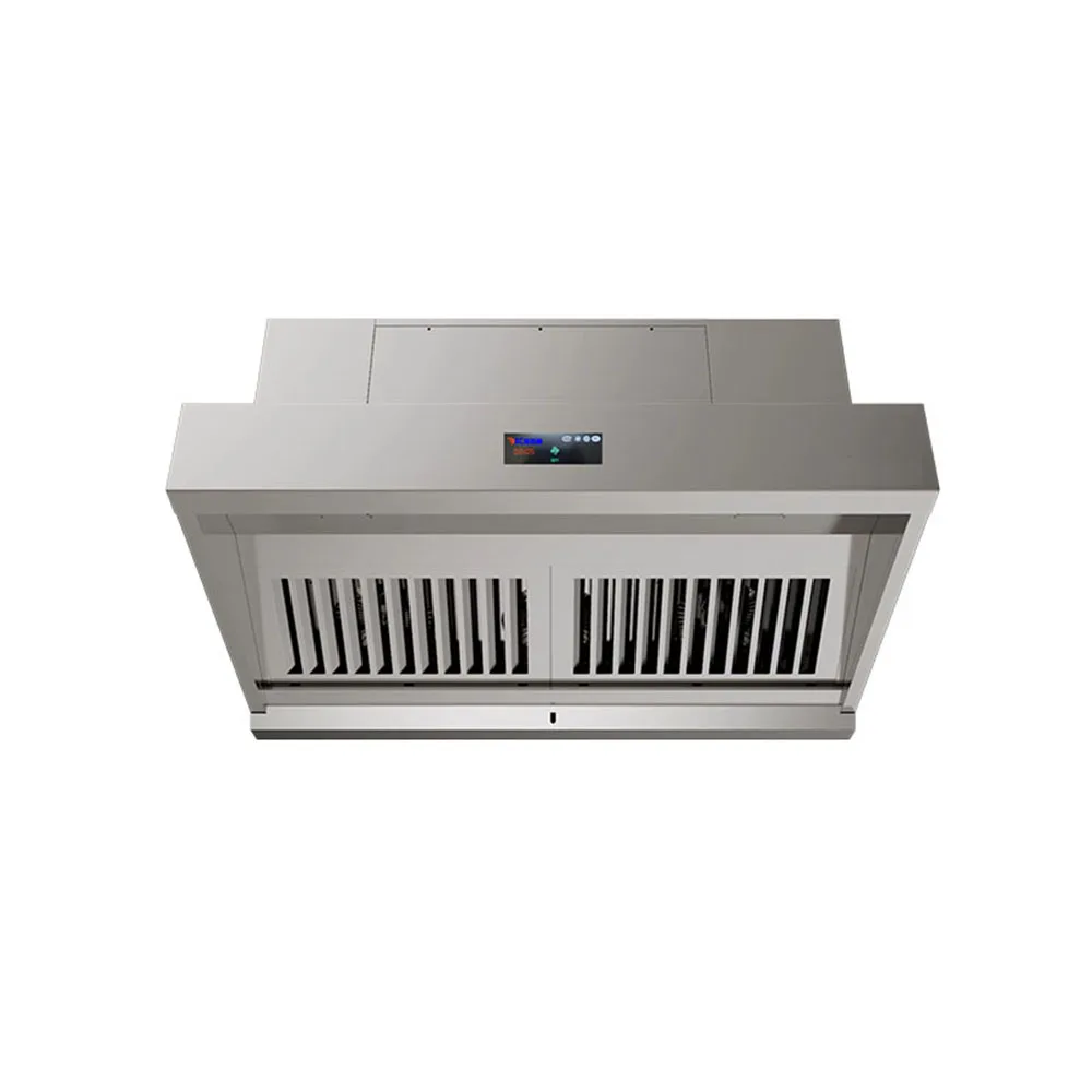 

Restaurant heavy-duty non-ventilation fume range hood high suction power range hood commercial intelligent kitchen range hood