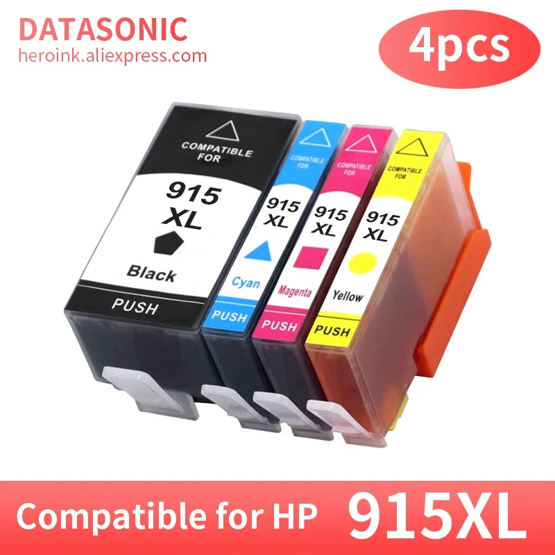 

4pcs for Hp915XL 919XL 915 919 XL Color Ink Cartridge for HP OfficeJet Pro 8010 8023 8025 8022 8010 8012 8015 8018 8028 Printer