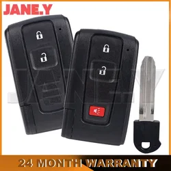 Smart Remote Key Shell For Toyota Prius 2004-2009 Camry Corolla Verso Replace Keyless Go Entry Pomixity Car Fob Key Case Cover