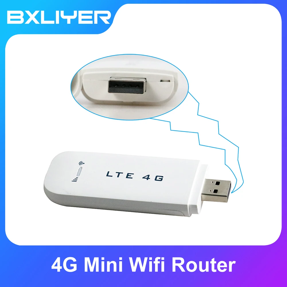 4G LTE Wireless Router USB Dongle 150Mbps Modem Stick Mobile Broadband Sim Card Wireless WiFi Adapter 4G Card Router Home Office