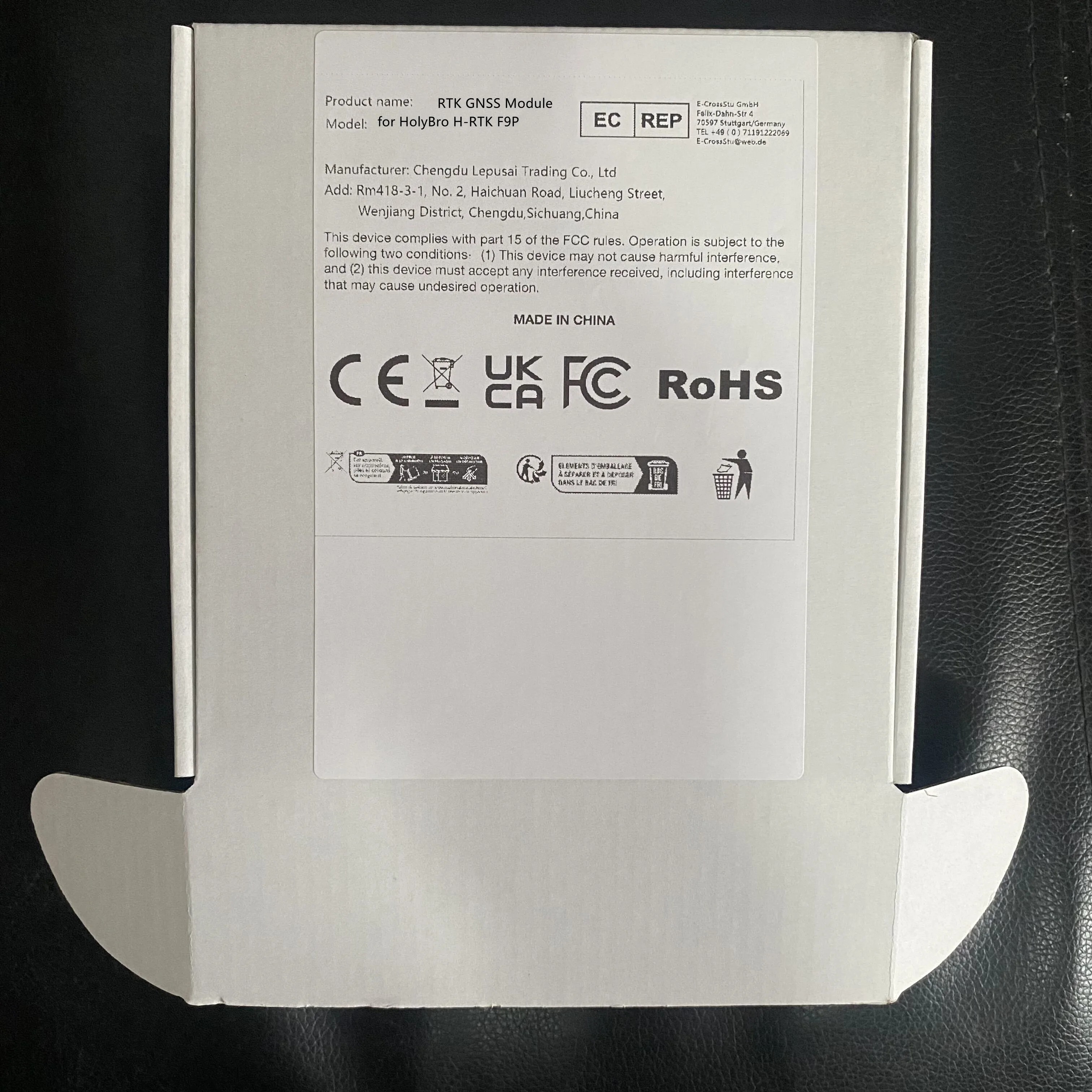 Lapsaipc for HolyBro H-RTK F9P for RTK GNSS Module with ZED-F9P IST8310 Compass Helical Antenna for Pixhawk Series