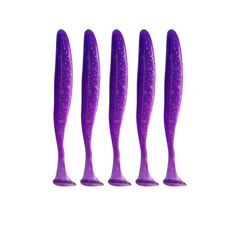 Fishing Lure 55mm 70mm 90mm T Tail Worm Soft Bait Jigging Wobblers Tackle Bass Pike Artificial Silicone Swimbait - Image 14