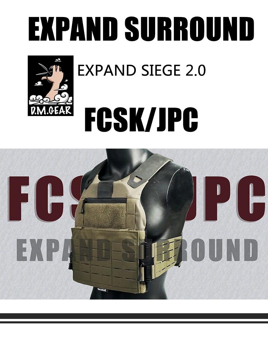 

Tactical Vest Plate Carrier Holder For Ferro Fcsk Jpc Accessory Hunting Gear Equipment Quick Release Hunting Accessories